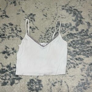 Topshop Cream Spaghetti Strap Camisole